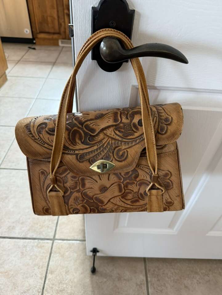 Antique Purse Floral Design