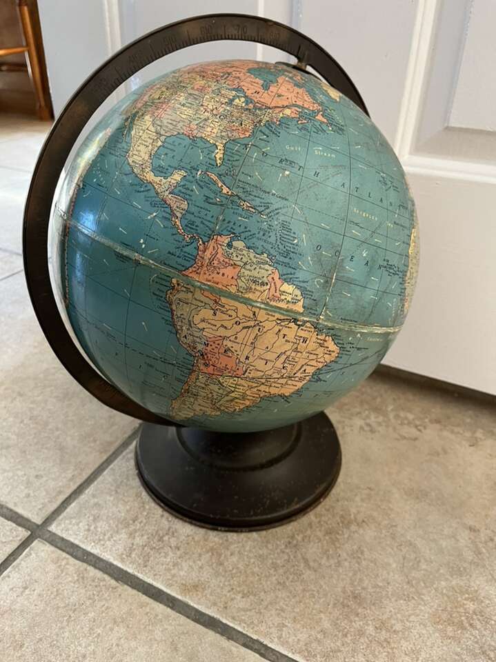 Repogle standard globe 12 inch vintage