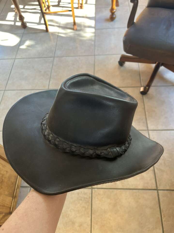 Henschel Leather Walker Hat Size Large