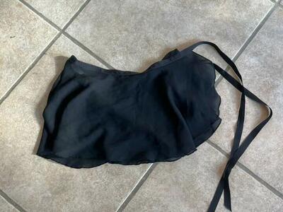 M Stevens black dance skirt one size