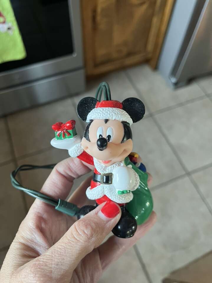 Disney Santa Mickey Mouse Ornament