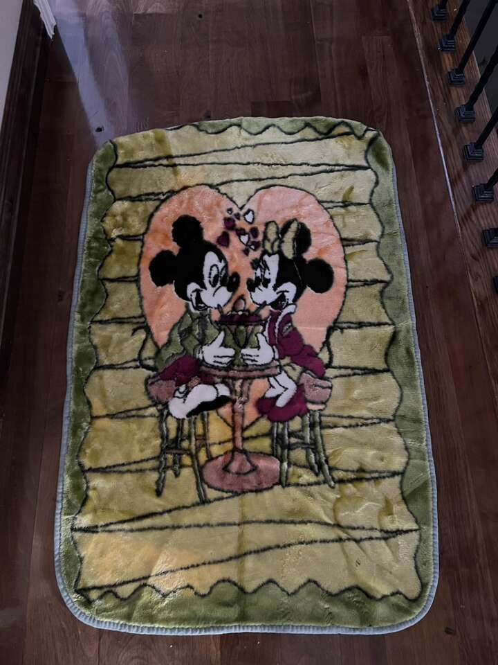 Disney Mickey And Minnie Mouse Blanket