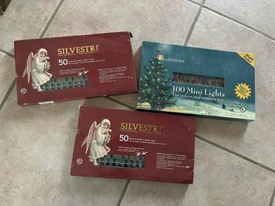 Set Of 3 Brand New Christmas Lights