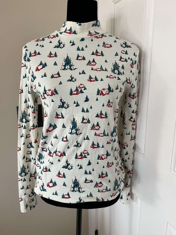 White Stag Turtleneck Shirt Size 8-10