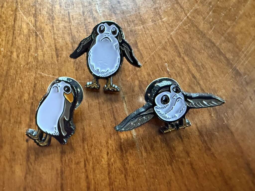 Disney Lucas Film Star Wars Porg Pin Set Of 3 2018
