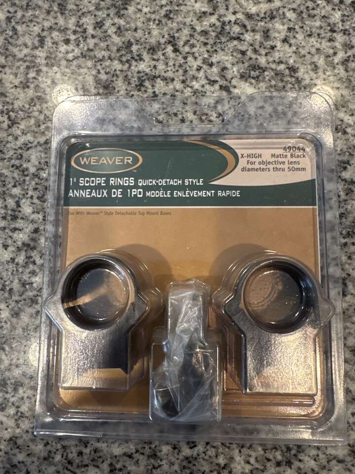 Weaver 1 Scope Rings