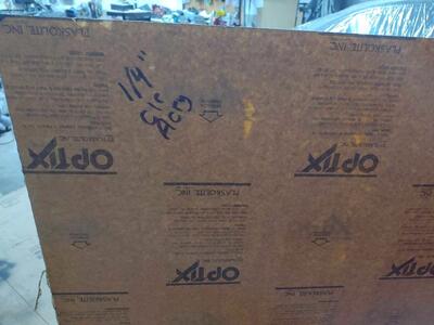 Brand New OPTIX 1/4" (0.25") Sheet of Clear Acrylic