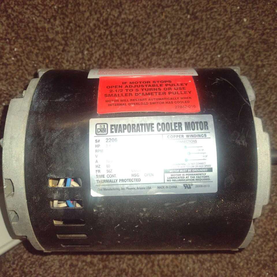 3/4 hp electric motor,  for cooler