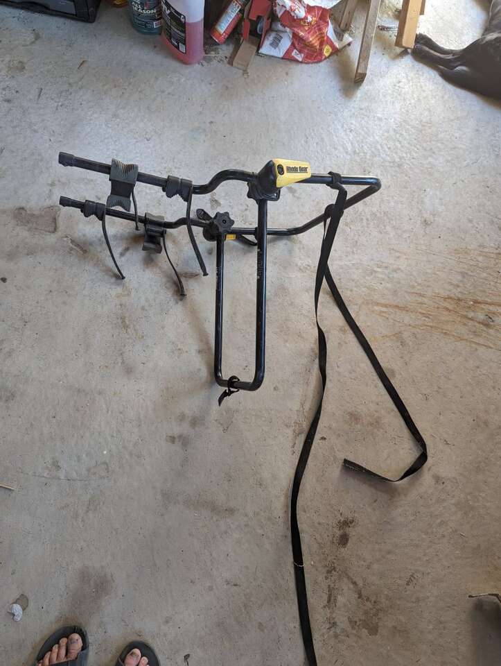 Bike rack for spare tire