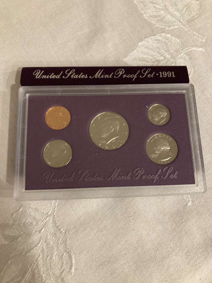 1991 U. S. Mint Set With Box And COA