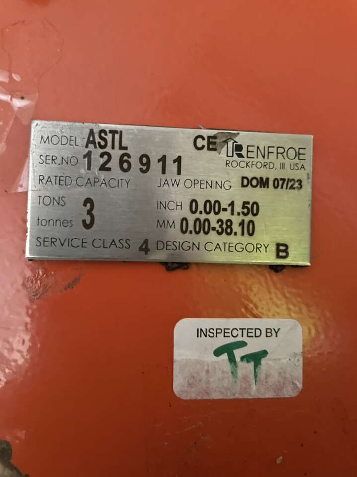 3 Ton Plate Lifting Clamp Grip Grab Rigging