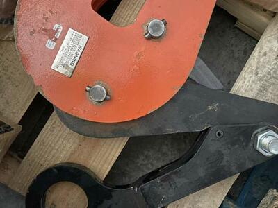 3 Ton Plate Lifting Clamp Grip Grab Rigging