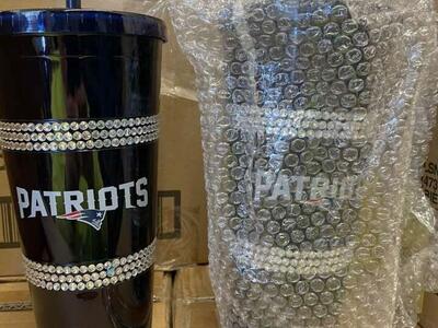 New 22oz Patriots Tumbler