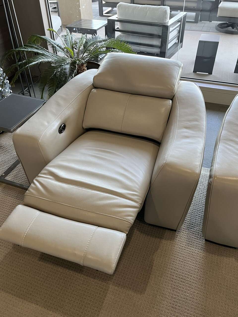 Leather contemporary reclining chairs… Furniture
