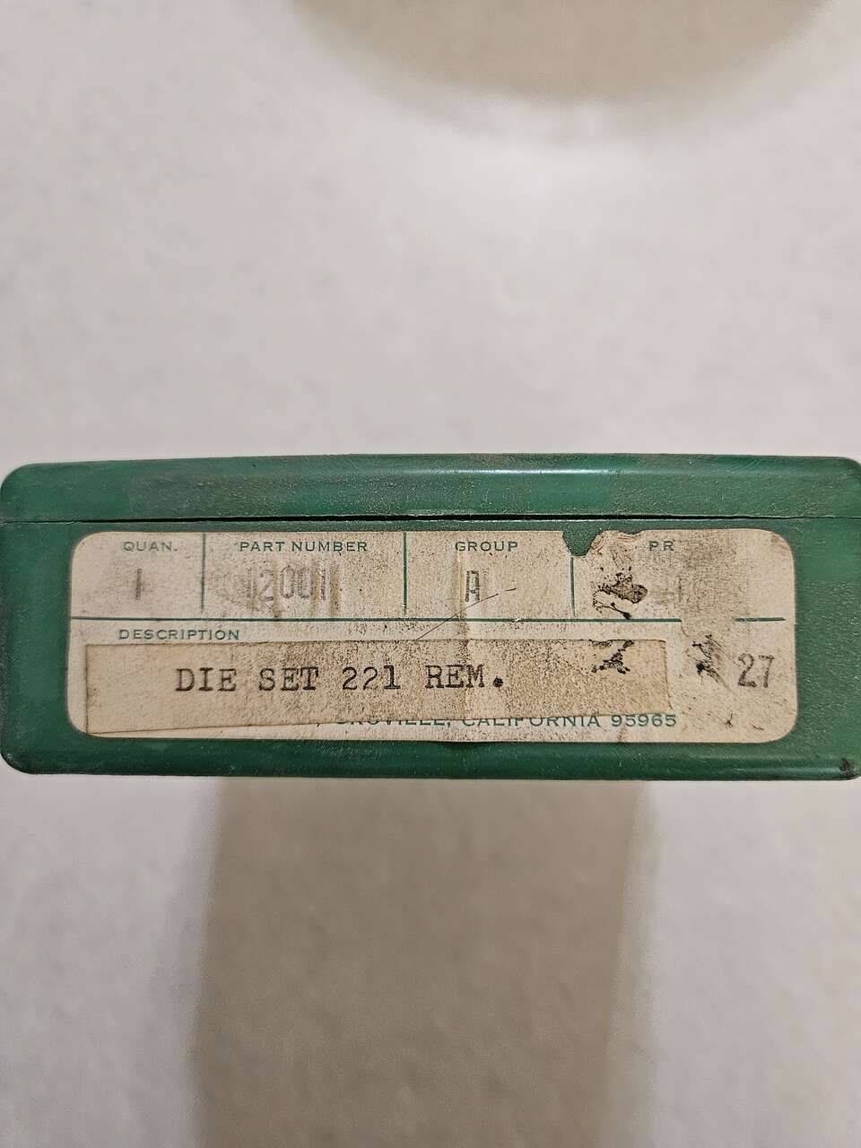 221 Remington Reloading Dies