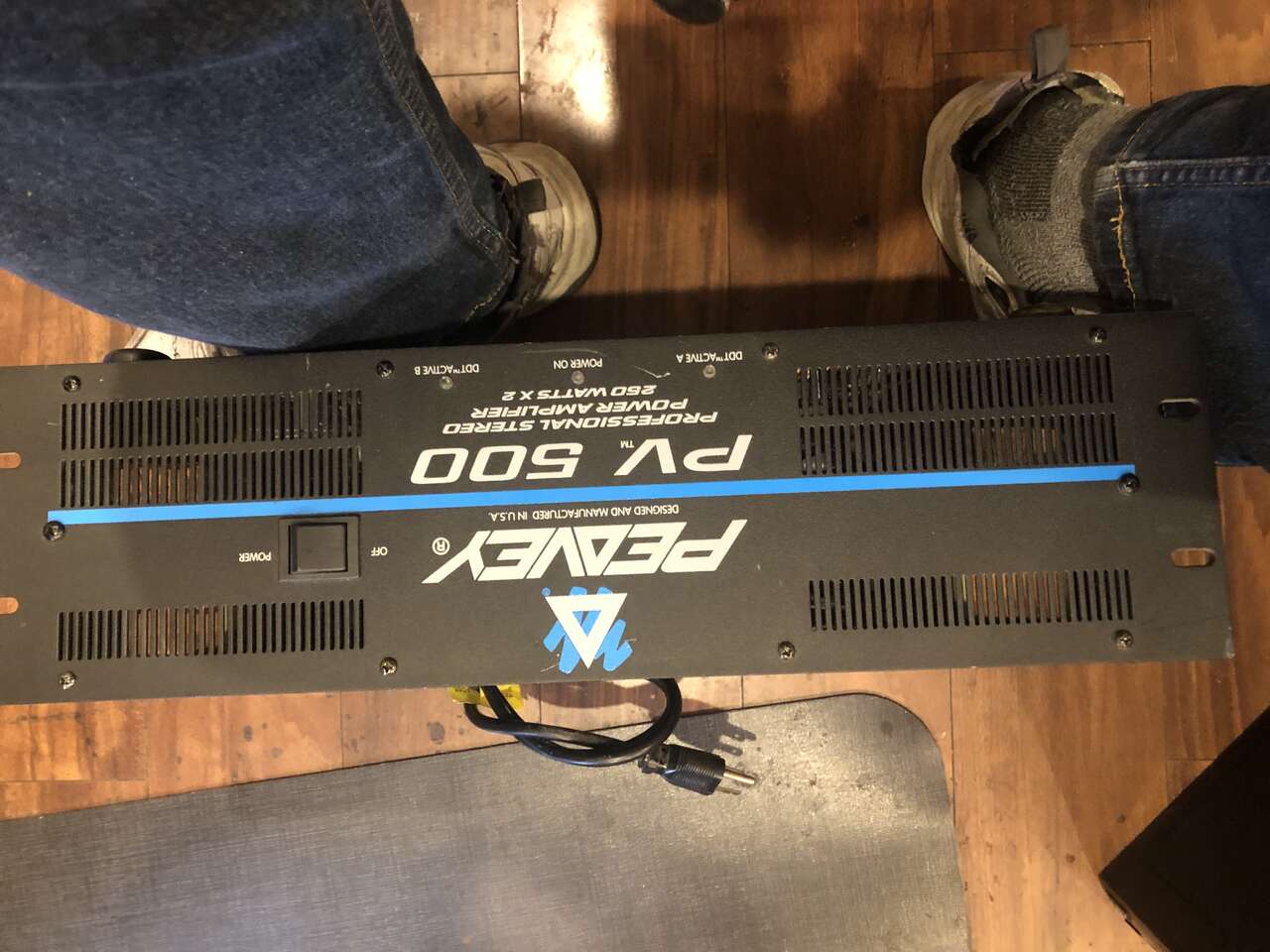 Peavey PV-500 Professional Stereo Power Amplifier 250 W, 2 Channel TESTED