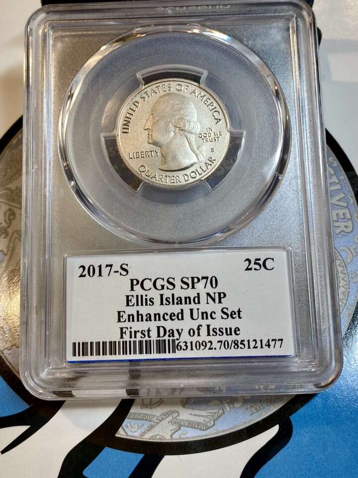 2017-S Ellis Island NP SP70 1st Day Issue