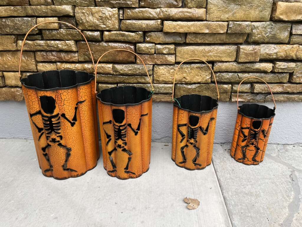 Huge Set Of Metal Skeleton Buckets