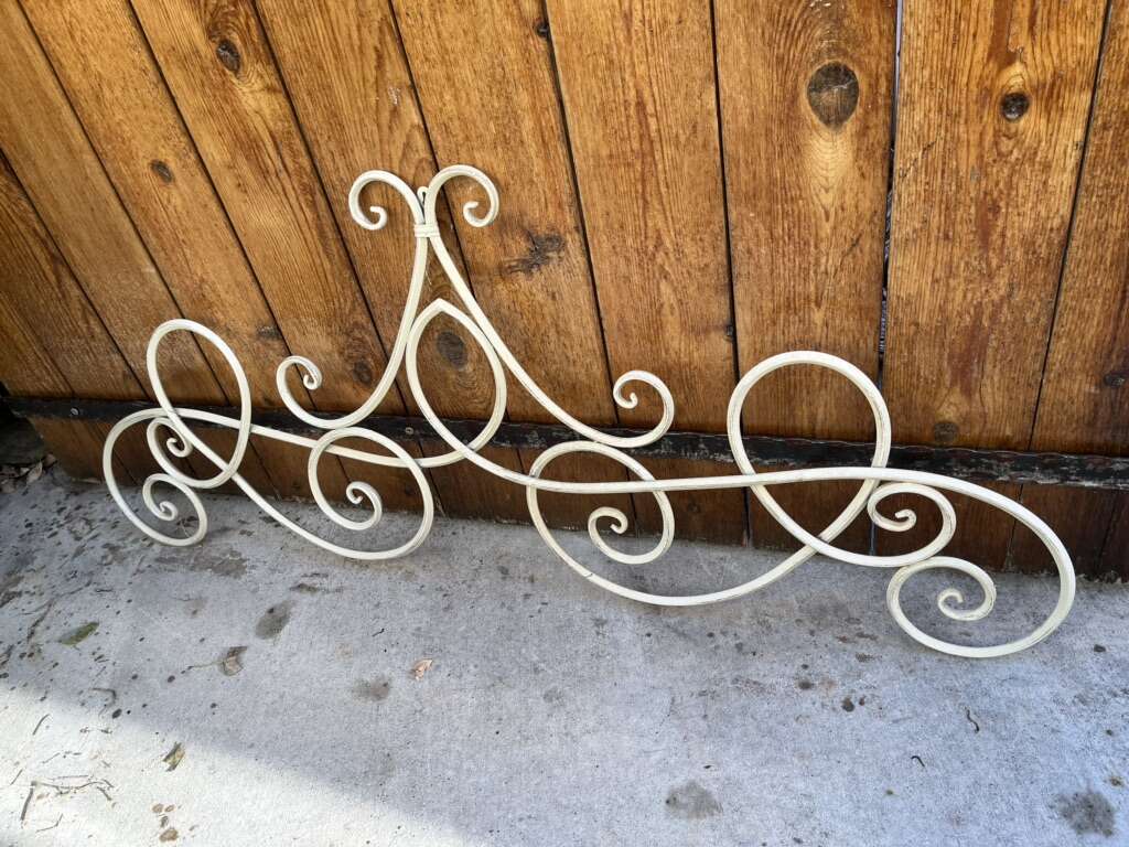 Huge Scroll Decoration 4 Feet Long 21 Tall