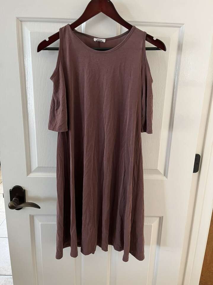 Nordstrom brass plum Dress size XXS plum colored