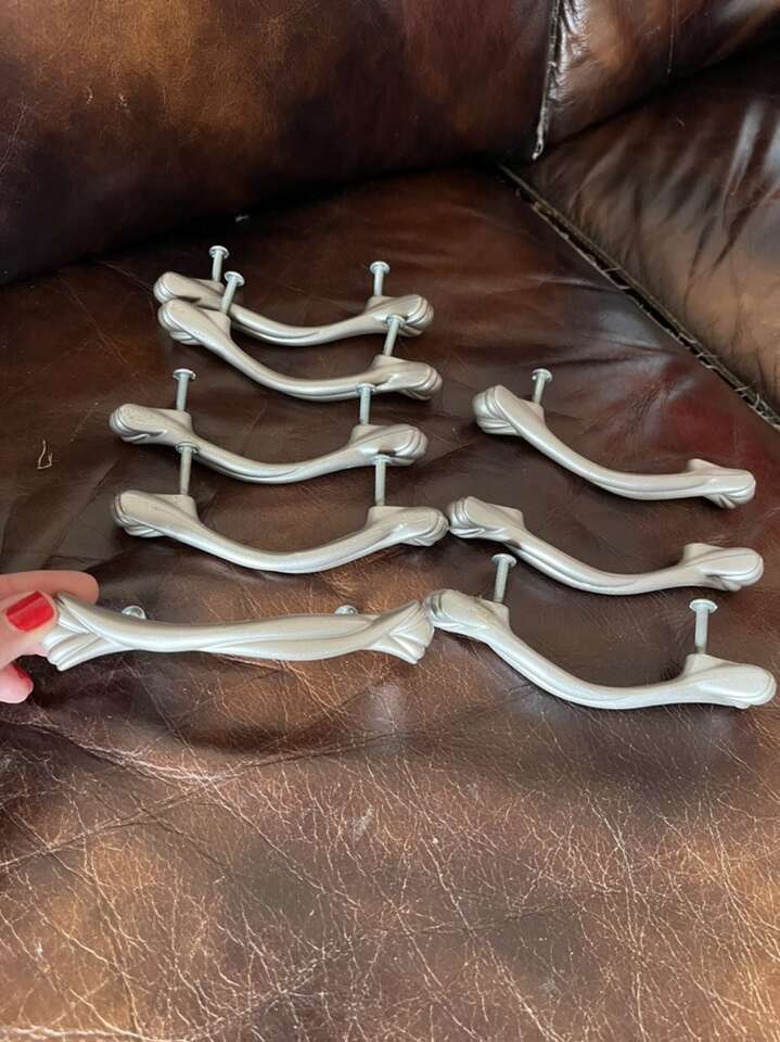 Vintage Drawer Pull Handles Gray (8)