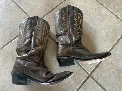Old West Men’s Cowboy Boots Size 9