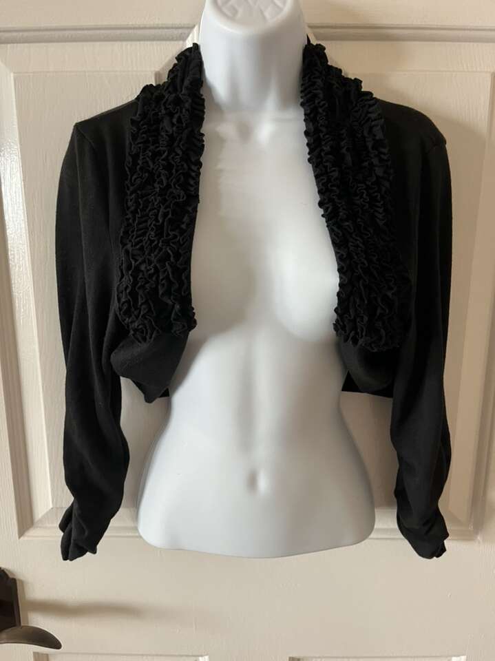 Womens Cardigan Living Doll Brand Black XL