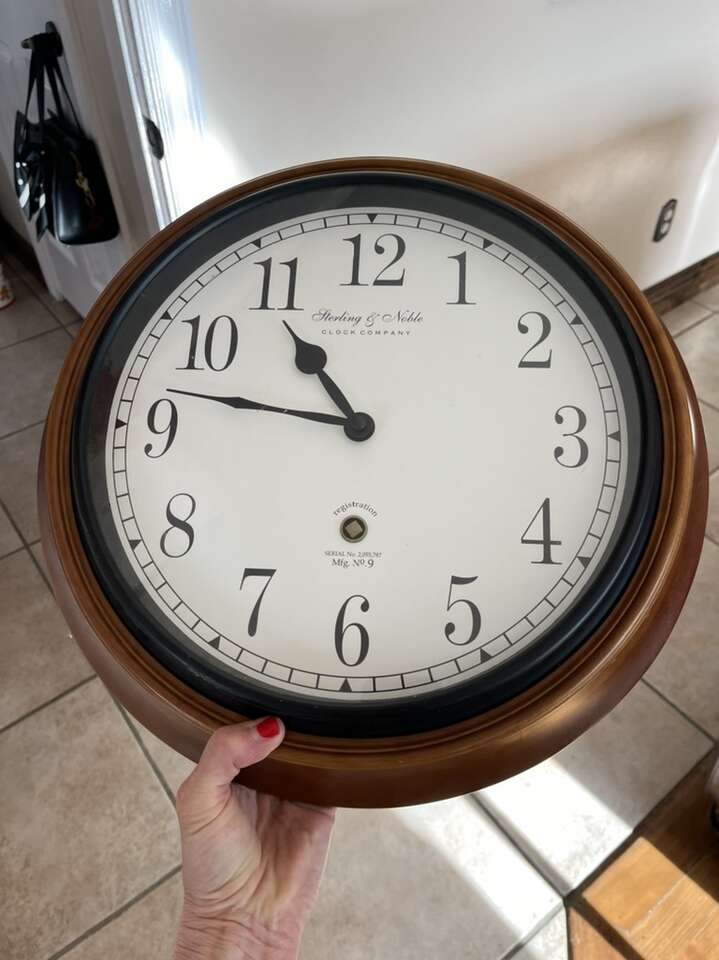 Sterling & Noble Clock