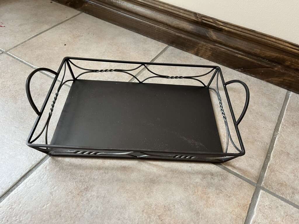 All Metal Long Tray Or TV Tray