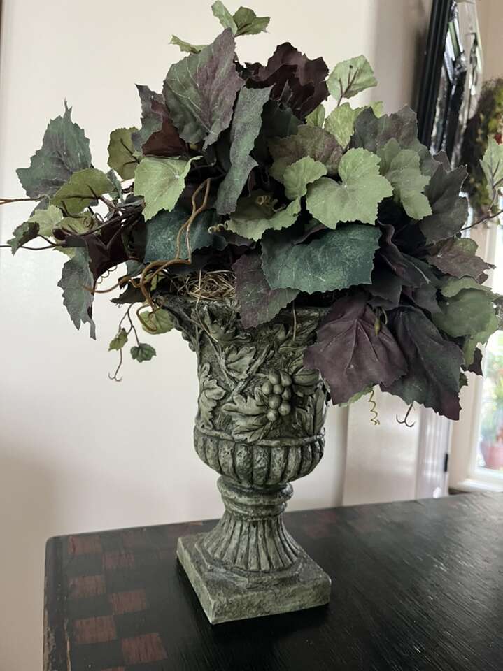 Fake Ivy And Planter 21 Inches tall