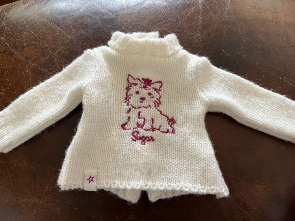 American Girl sweet sugar retired Sweater