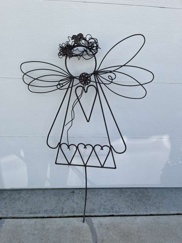 Tall Metal Garden Angel