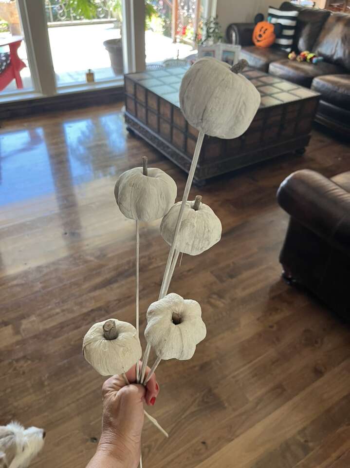 Set Of Wooden Pumpkins