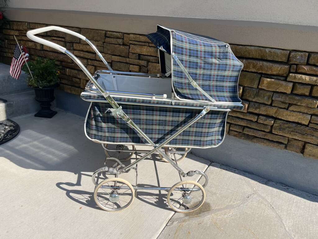 Antique Full Sized Baby Stroller Buggy Pram