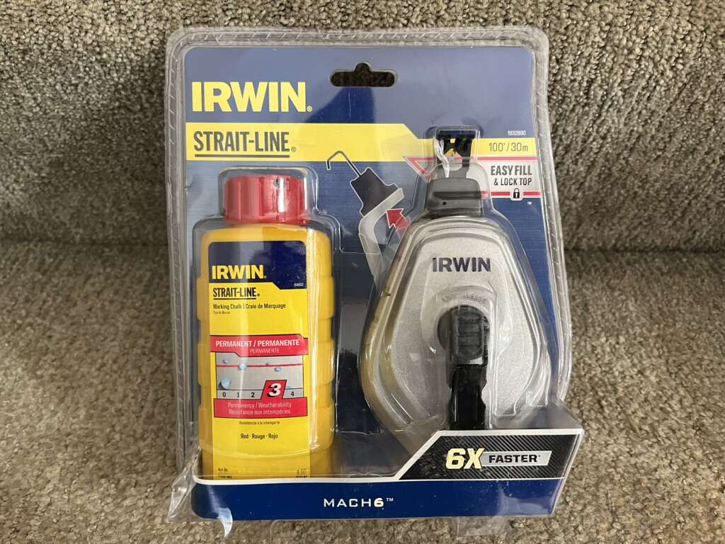 Chalk And Reel Set Irwin 100ft. New