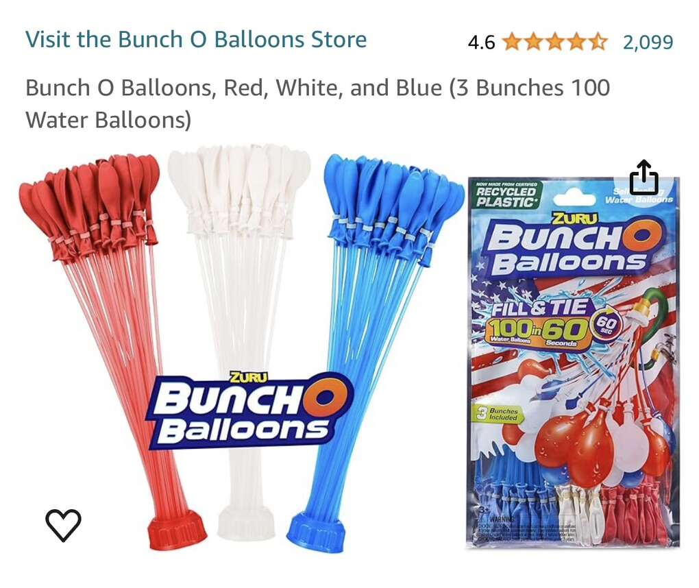 Water Balloons Bunch O Ballons