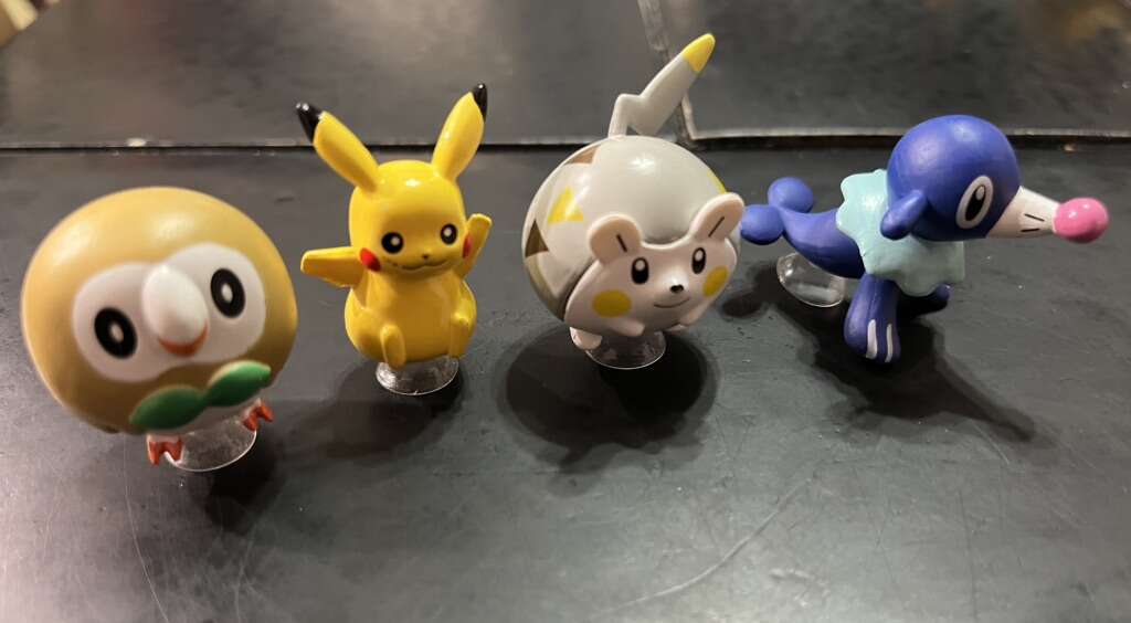 Pokemon Figures, Mini Suction Cups