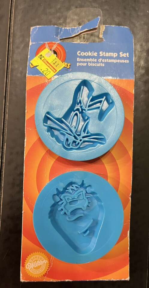 Vintage Bugs Bunny/ Taz Cookie Stamps