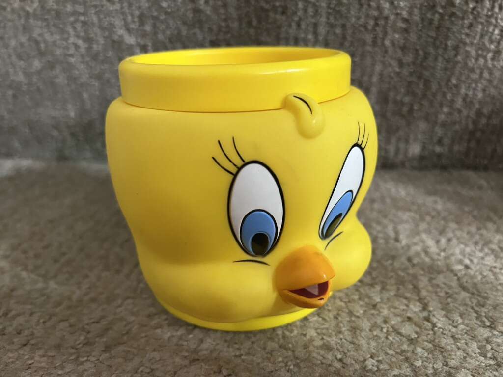 Vintage Tweety Bird 3d Cup Looney Toones