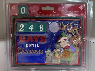 Mickey Countdown To Christmas Picture Frame