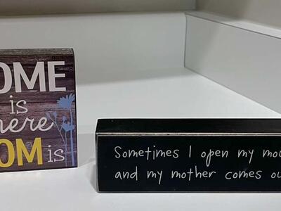 Home & Mother Small Signs