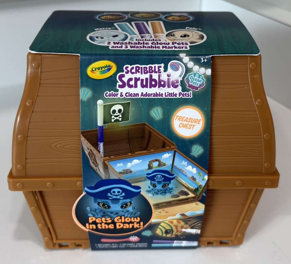 New Crayola Scribble Scrubbie kit