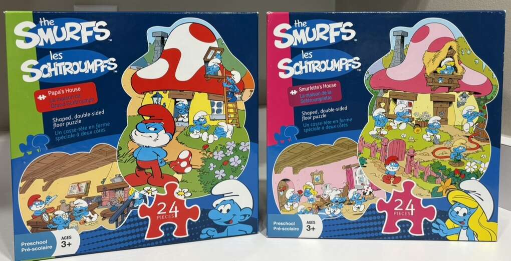 The Smurfs Double Sided Puzzles