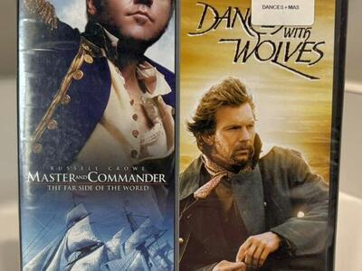 New Dances with Wolves, Master and Commander Dvd
