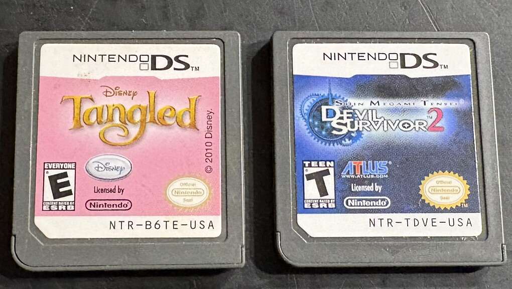 Ds Games Tangled 4$ Devil Survivor 2 10$