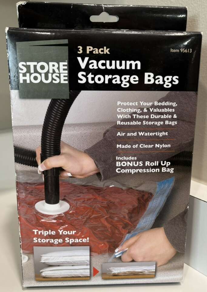 New 3 Pack Vacuum Storage Bags