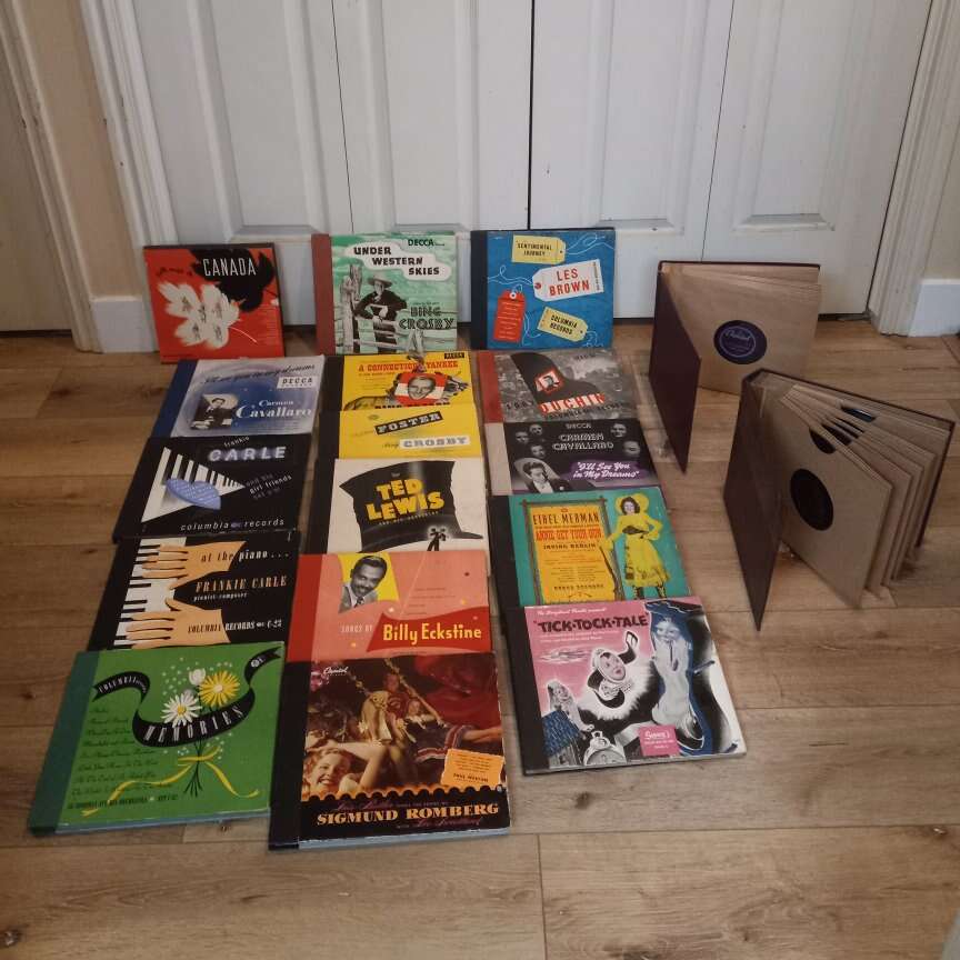 VINTAGE 1940'S-1950'S RECORD ALBUMS