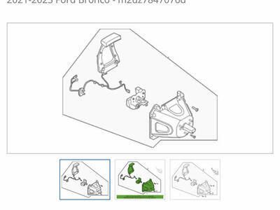2021 - 2023 Ford Bronco Spare Carrier