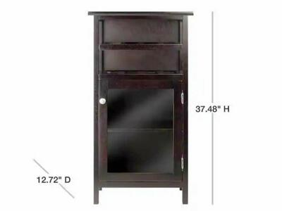 Winsome Wood
Espresso Bar Cabinet