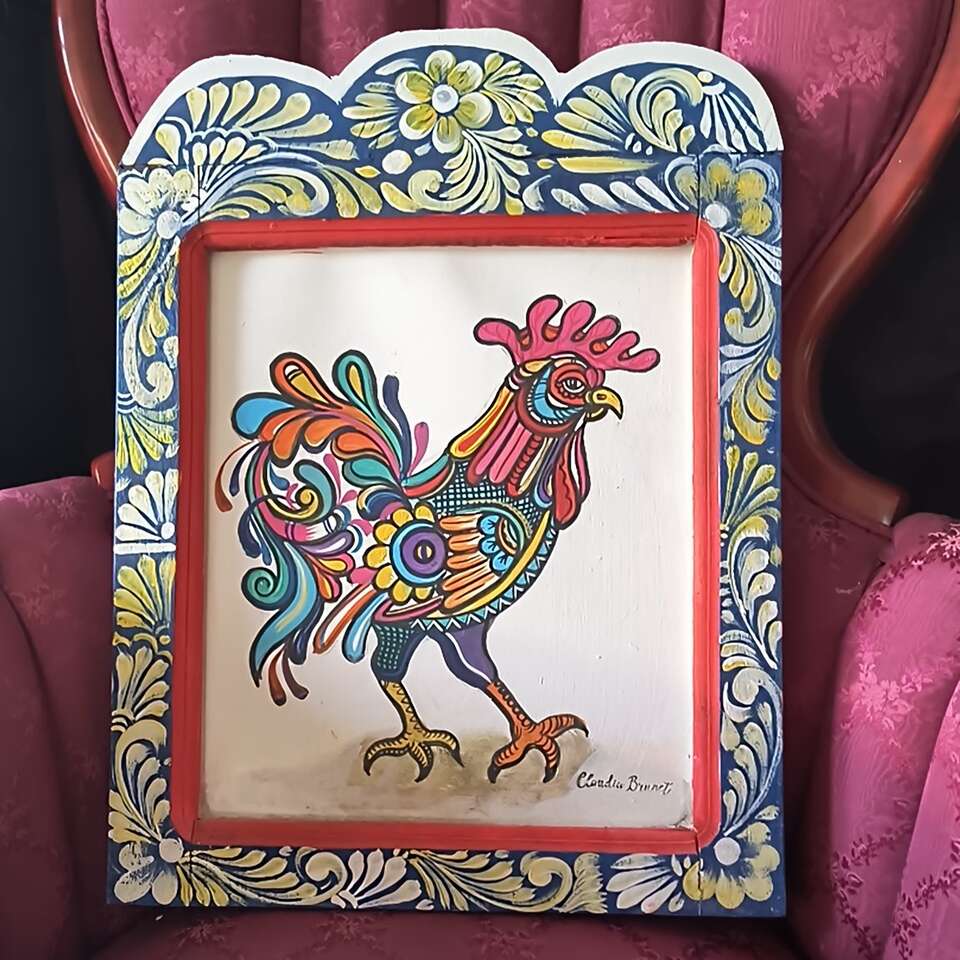 Rustic raw paintings.